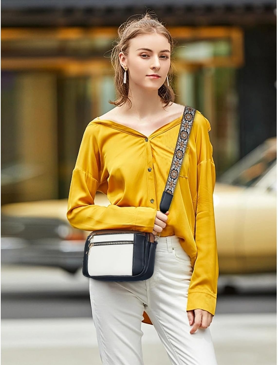 Elsie - Borsa a Spalla in Pelle Raffinata per Eleganza e Uso Quotidiano