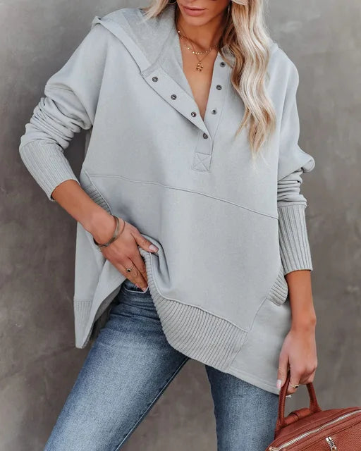 Luna - Suéter con Capucha Oversized Suave y Estilizado para Comodidad Diaria