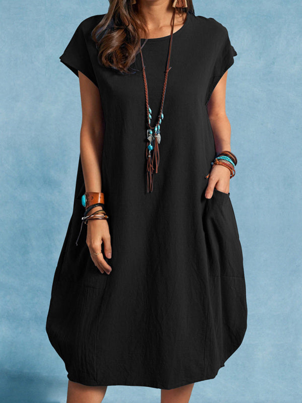 Talia - Abito Casual Largo con Tasche