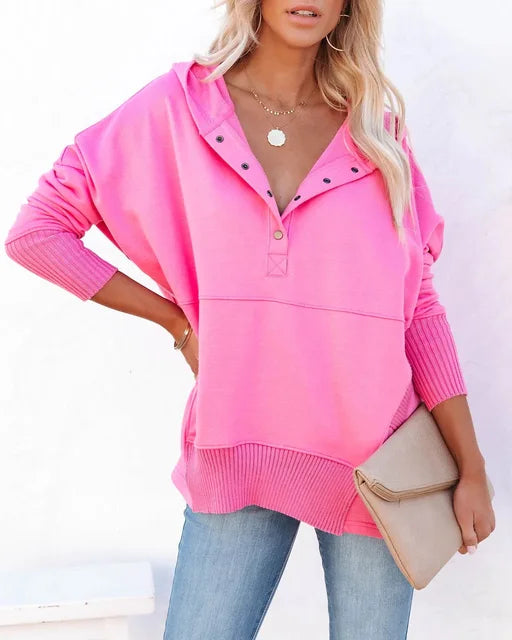 Luna - Suéter con Capucha Oversized Suave y Estilizado para Comodidad Diaria