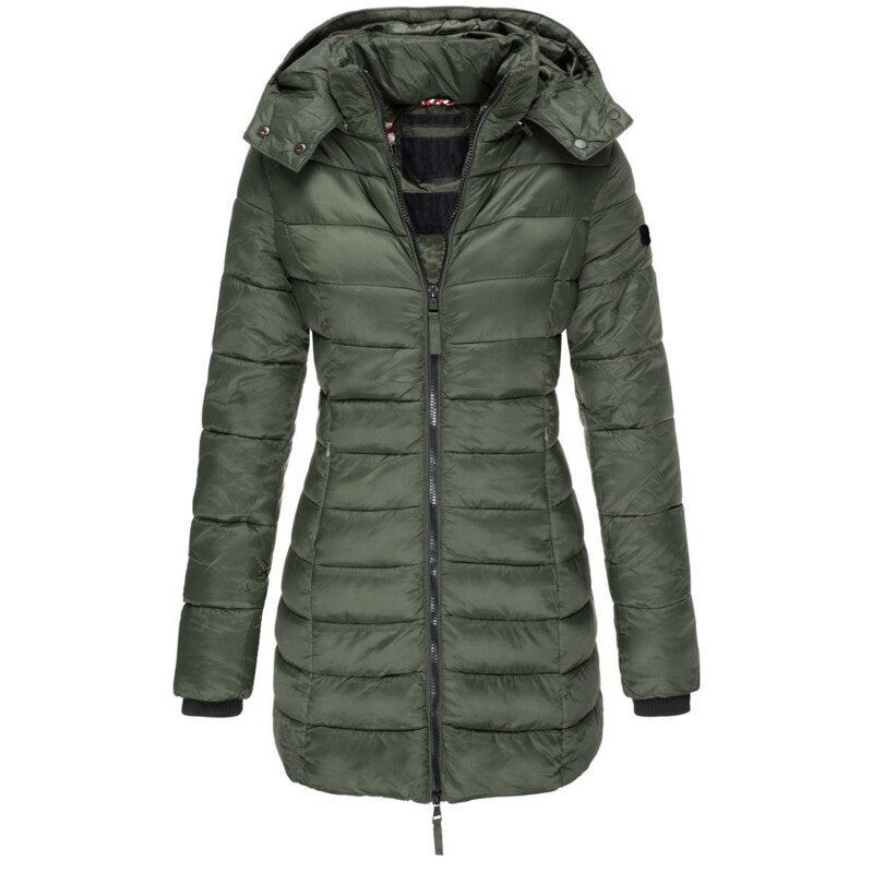 Cappotto Marlowe - Giacca imbottita con cappuccio premium per autunno/inverno