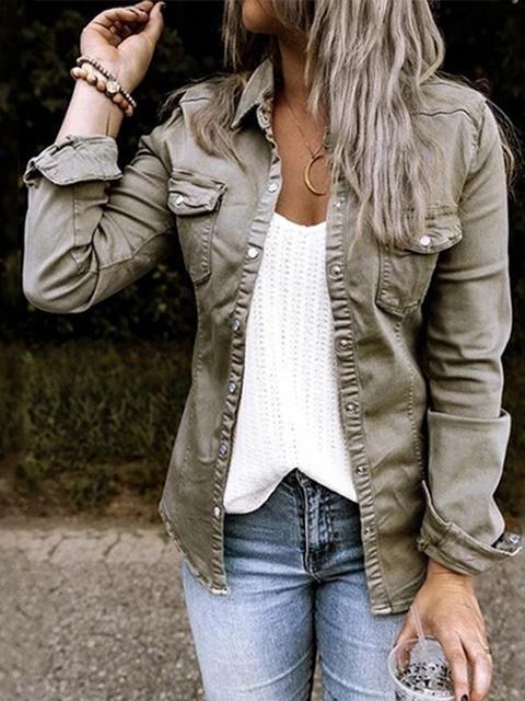 Sarah - Camisa utilitaria con botones