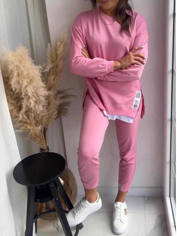 Ava - Oversized mikina a tepláková souprava měkká a pohodlná