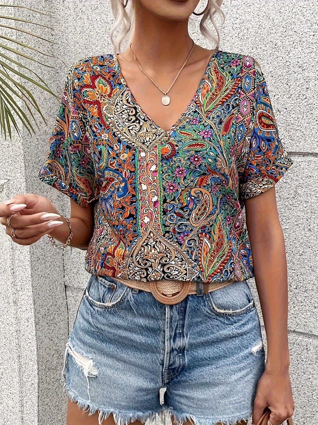 Victoria - Blusa floreale elegante