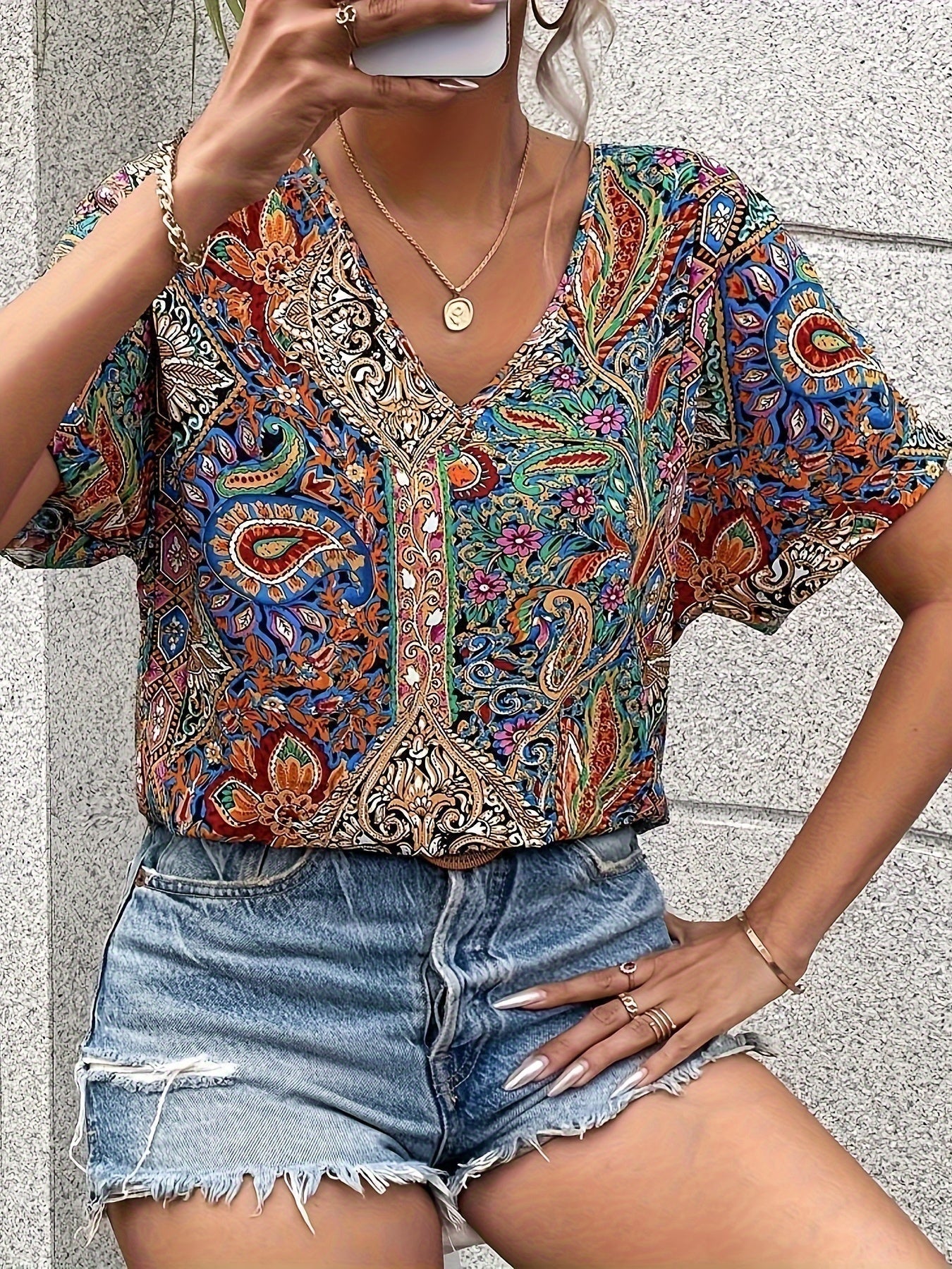 Victoria - Blusa floreale elegante