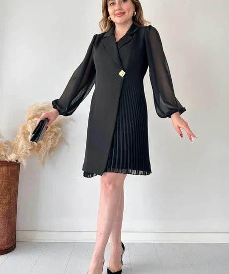 Lauren - Vestito Mini Plissettato