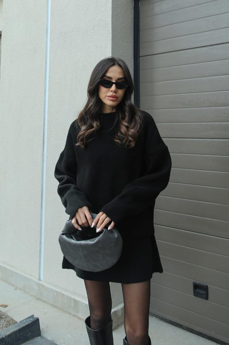 Amarli - Completo Gonna e Maglione Elegante