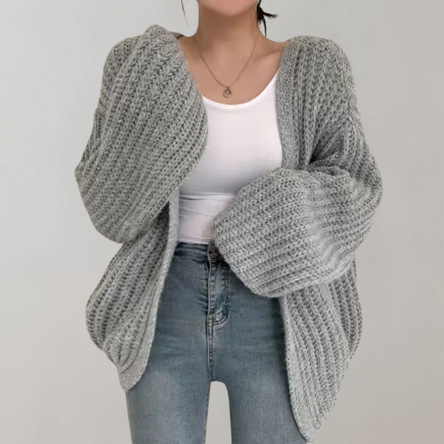 Savannah - Cardigan oversize en maille épaisse