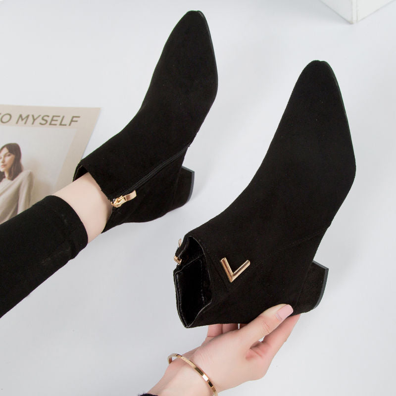 Isla - Bottines en cuir