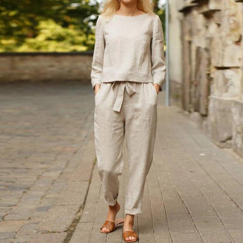 Ina - Ensemble en lin doux pour femme