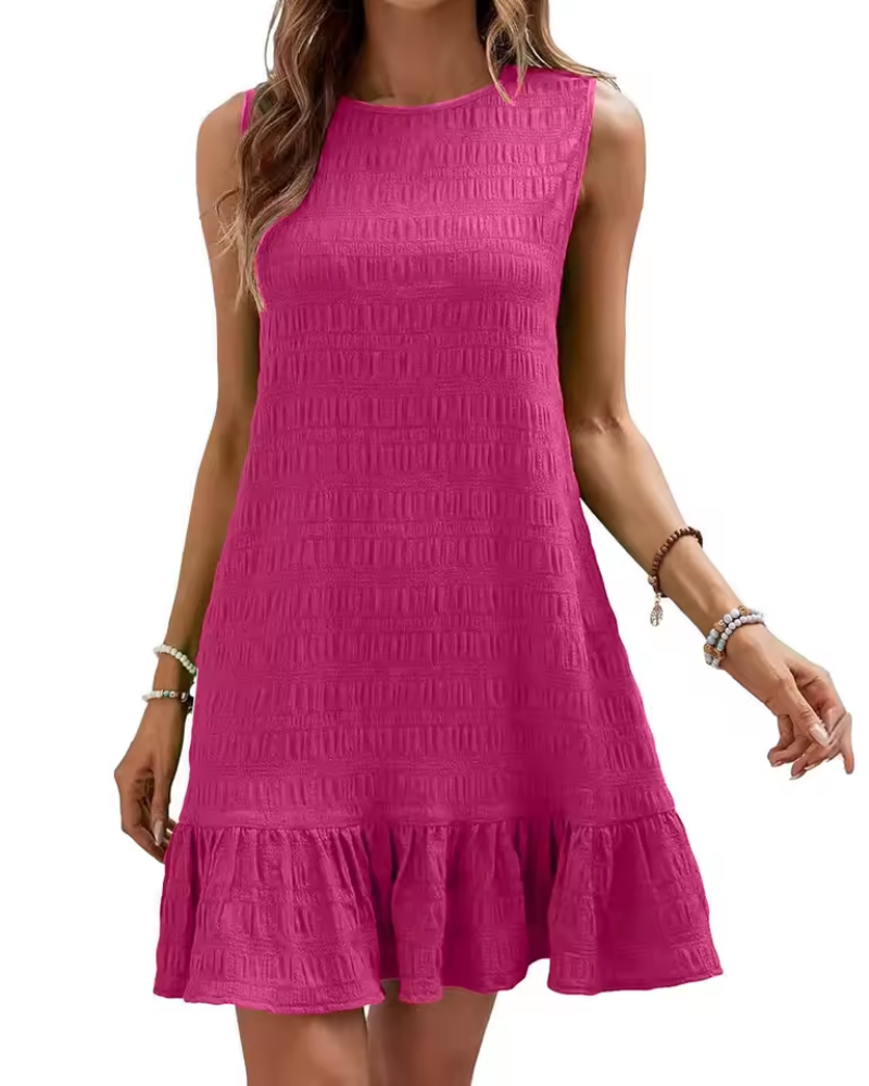 Luciana - Robe courte texturée