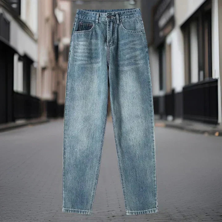 Astrid - Jeans a vita alta con gamba dritta
