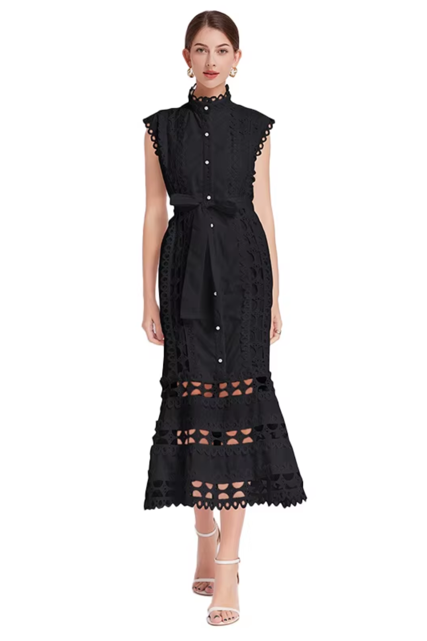Amara - Vestito Elegante con Fiocco per Donna