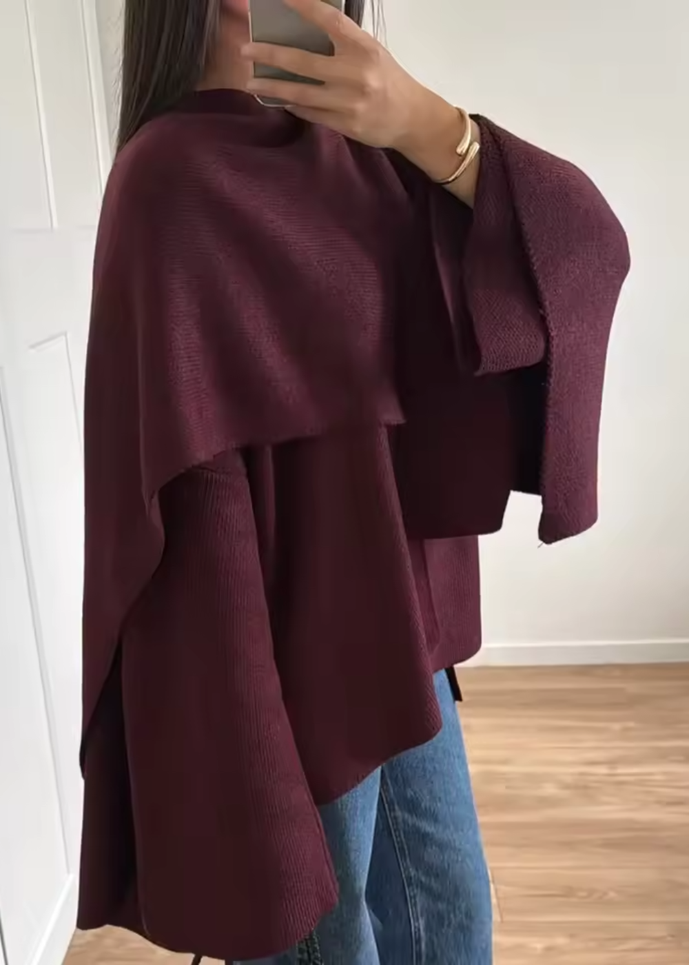Vivian - Manteau Cape de Luxe