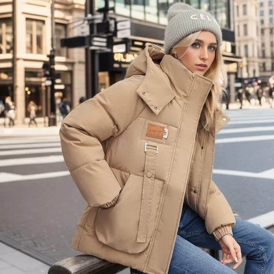 Winona - Giacca Piumino con Collo Alto Ultra Calda e alla Moda per i Giorni Freddi