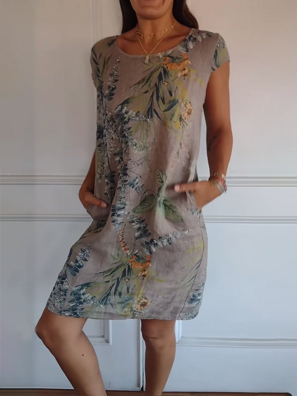 Havana - Vestido de verano estampado de corte relajado