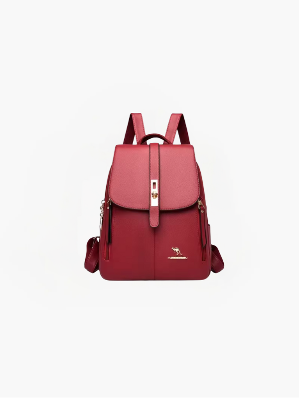 Nova - Zaino in pelle PU antifurto con protezione RFID e design elegante