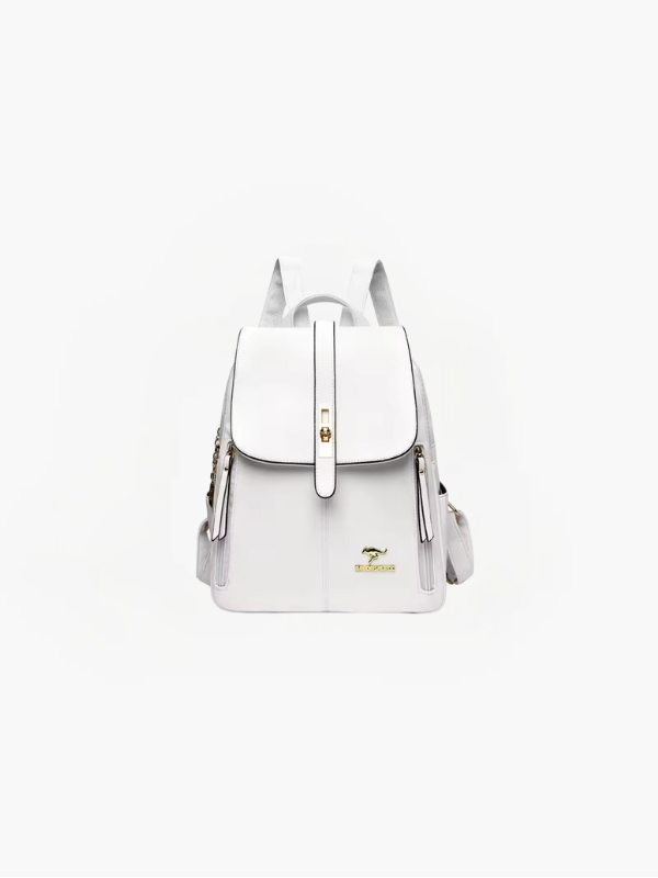 Nova - Zaino in pelle PU antifurto con protezione RFID e design elegante
