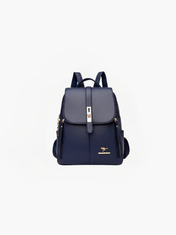 Nova - Zaino in pelle PU antifurto con protezione RFID e design elegante