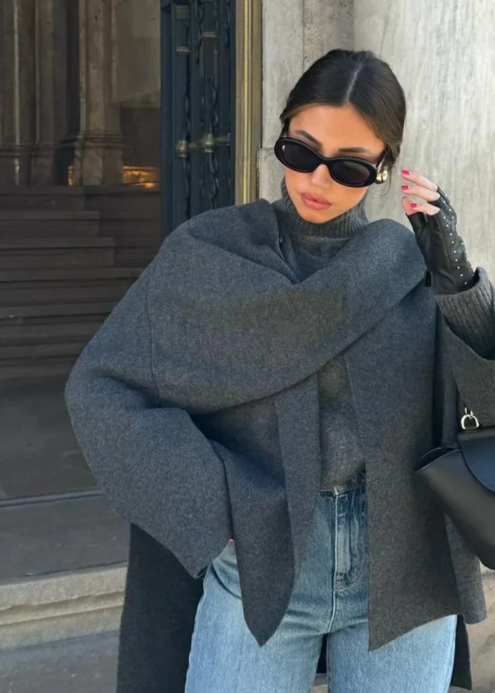 Vivian - Manteau Cape de Luxe