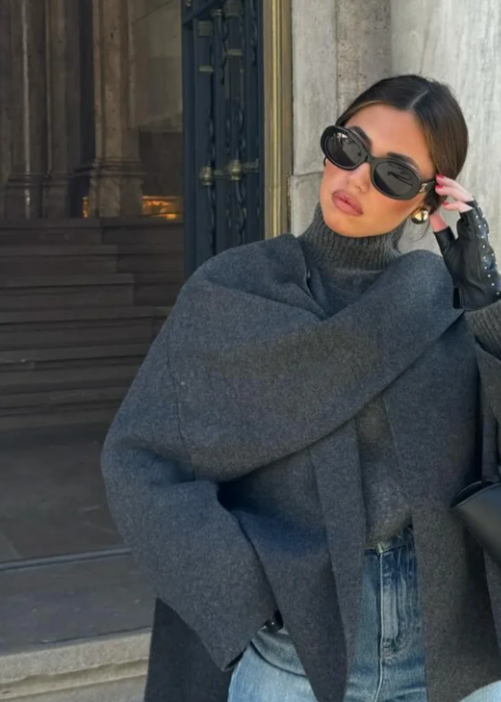 Vivian - Manteau Cape de Luxe