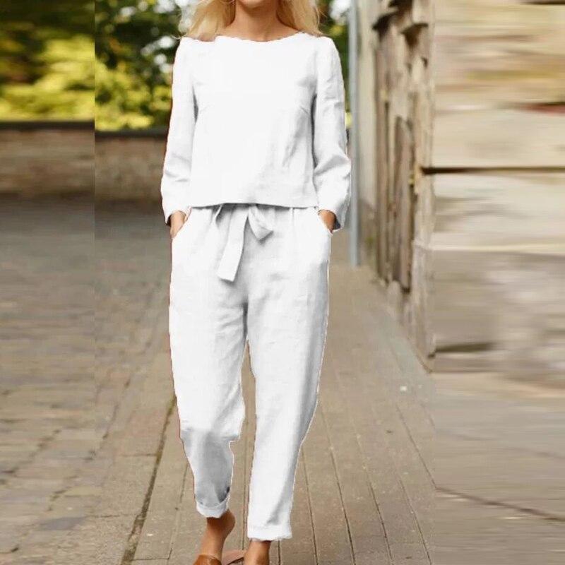 Ina - Ensemble en lin doux pour femme