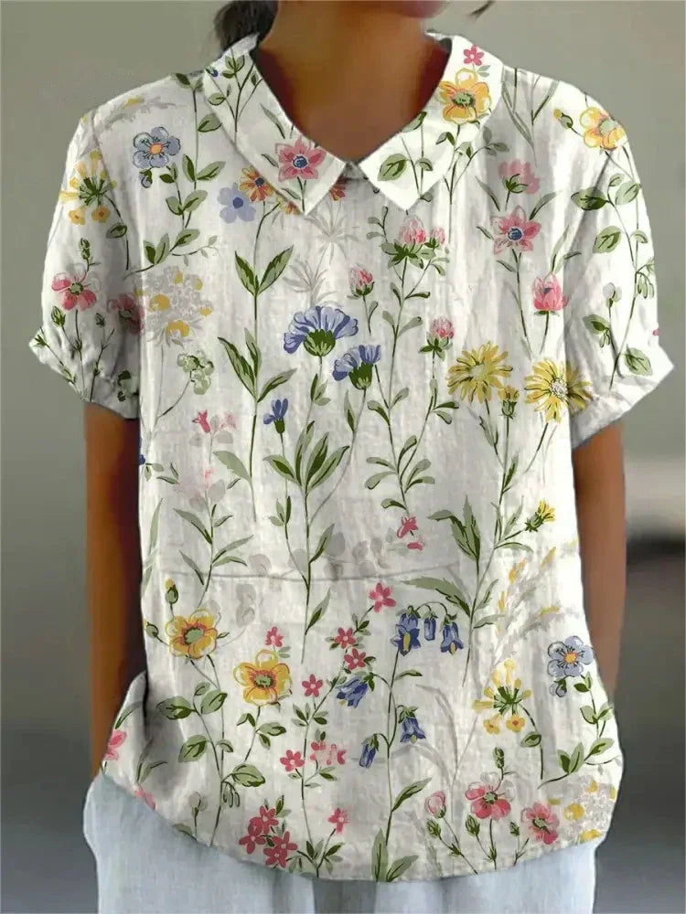 Kenna - Camisa casual con cuello