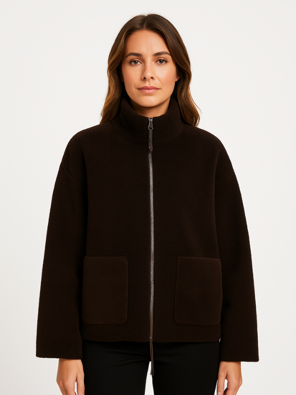 Daphne - Oversized Sherpa Fleece Jacket Ultra-Soft and Stylish for Cold Weather