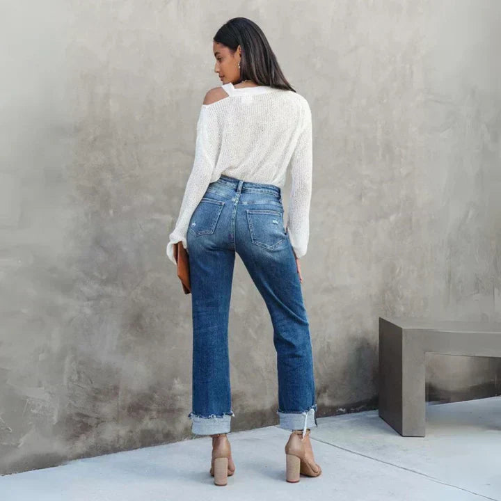 Hazel - Jeans alla Moda a Vita Alta