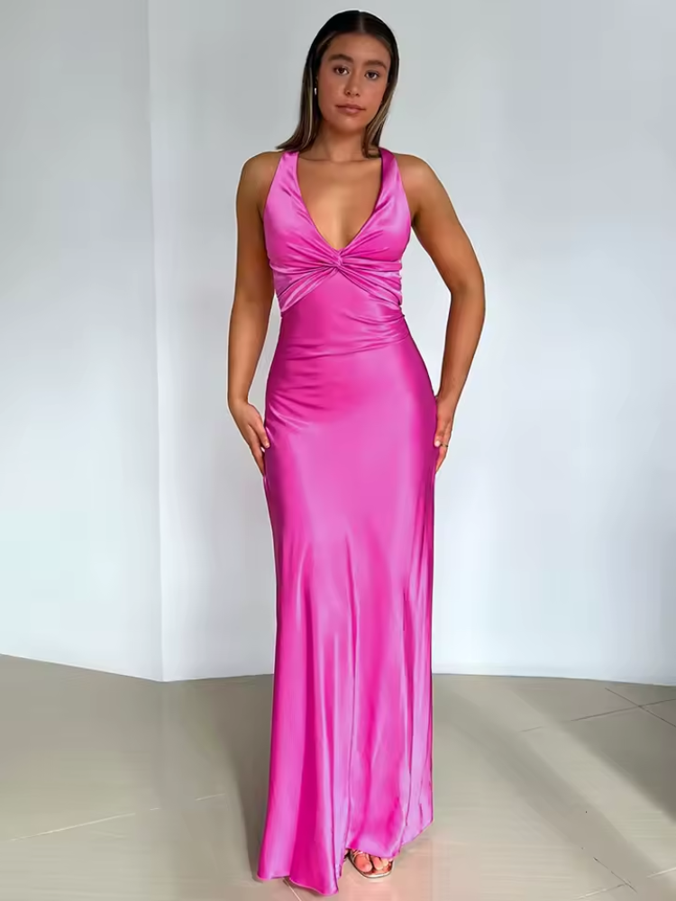 Oceane - Vestido de fiesta sin mangas