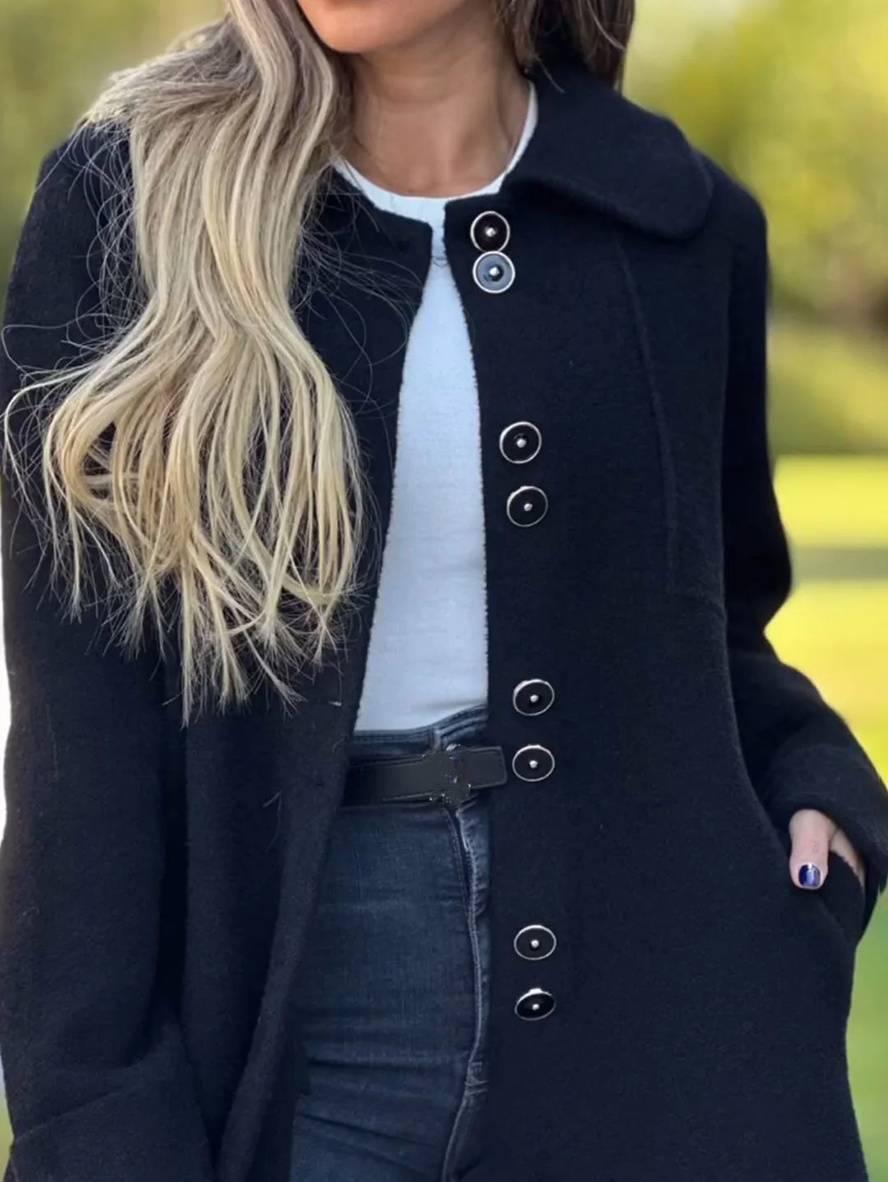 Freya - Elegante cappotto invernale a linea ad A