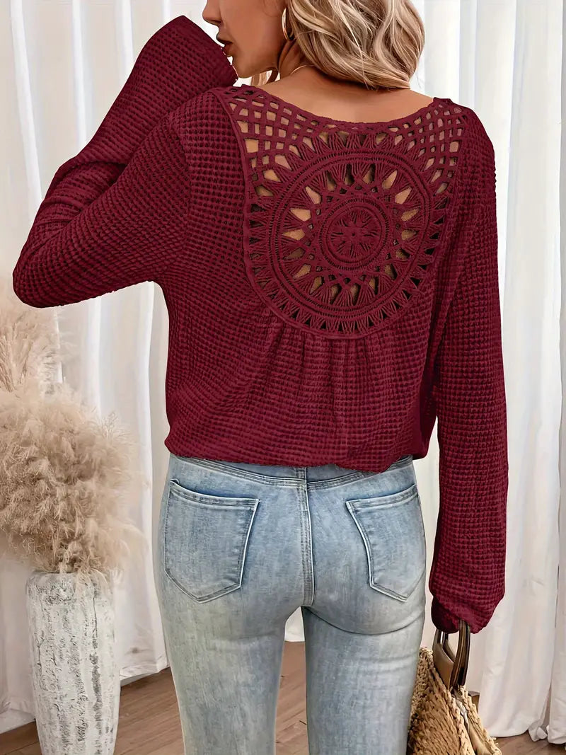 Miranda - Maglione elegante con scollo a V