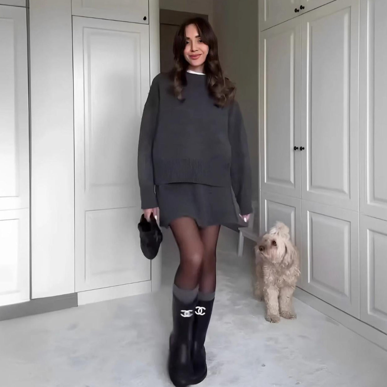 Amarli - Completo Gonna e Maglione Elegante