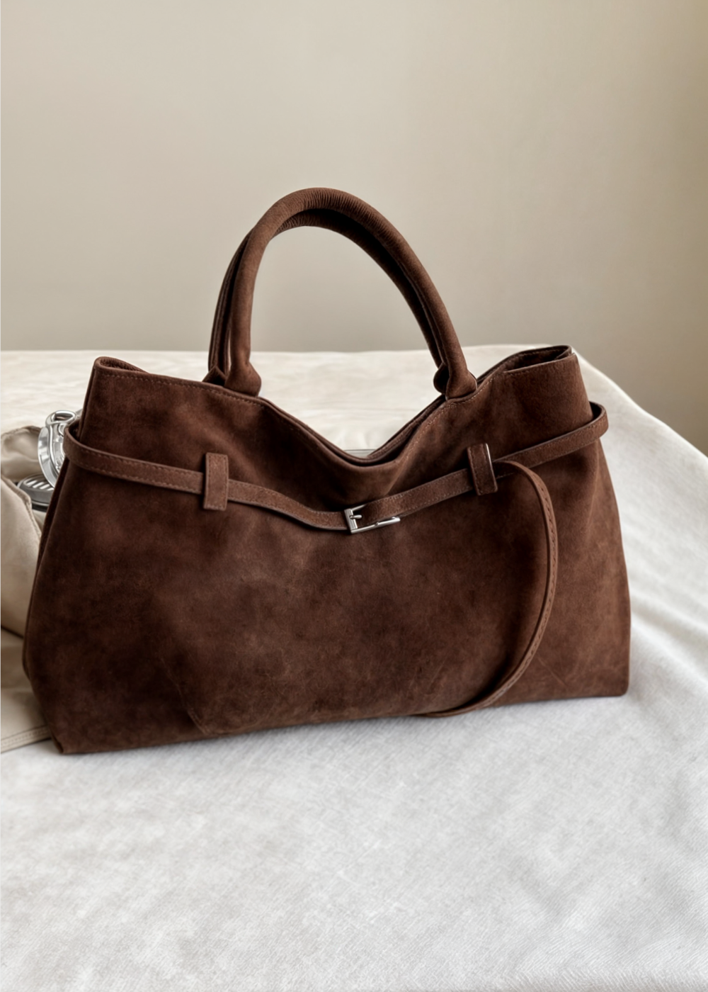 Celeste - Bolso de ante BB