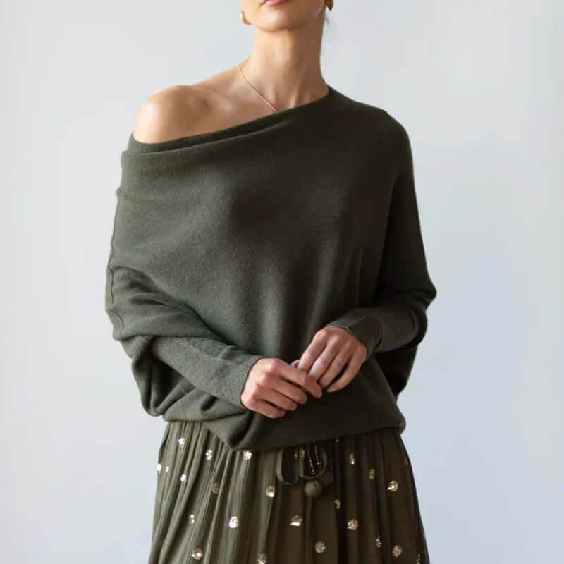 Audrey - Maglione a maglia dalla vestibilità comoda