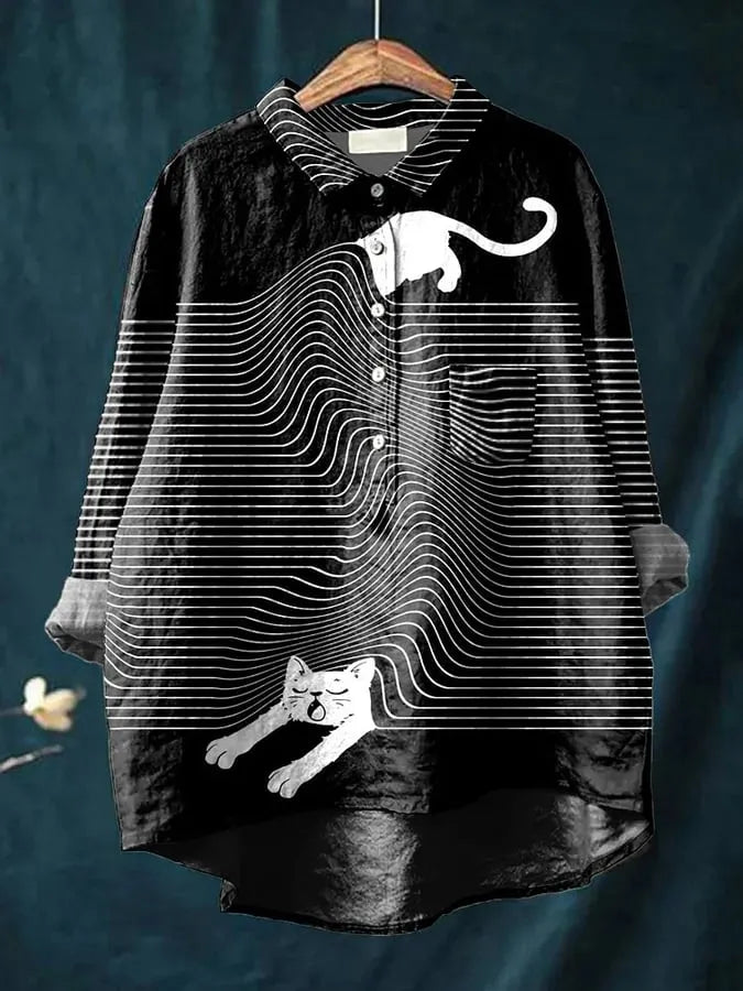Madison - Blusa con Stampa Vivace (Disponibile in Taglie Forti)