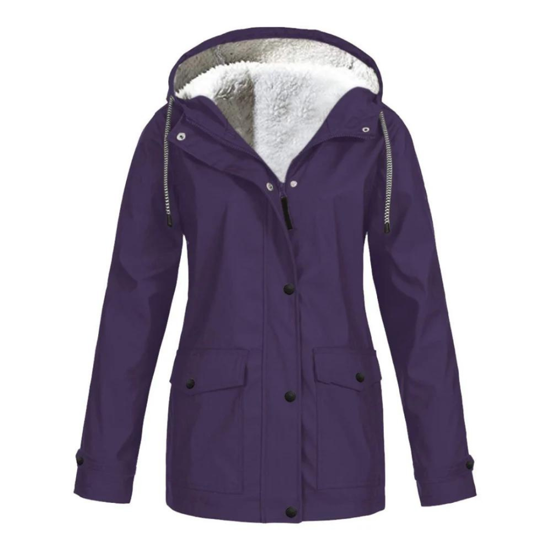 Sophie - Windproof Hooded Rain Jacket (Plus Size Available)