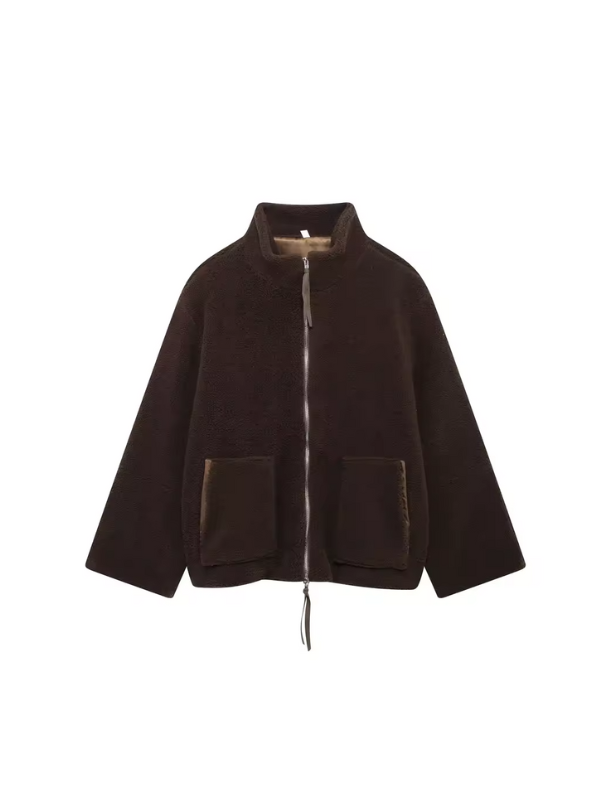 Daphne - Oversized Sherpa Fleece Jacket Ultra-Soft and Stylish for Cold Weather