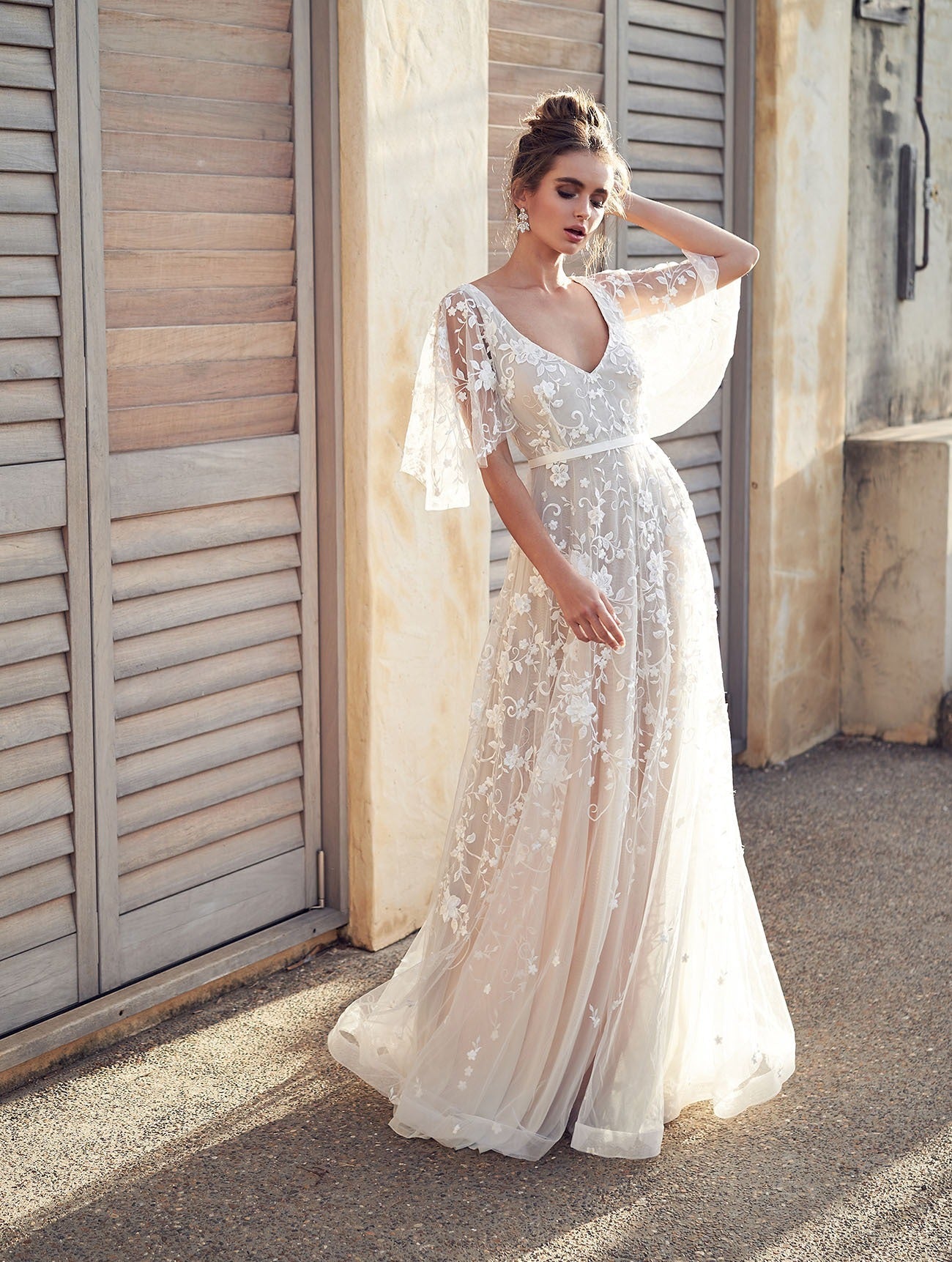 Eliza - Abito lungo elegante a fiori per l'estate e occasioni formali