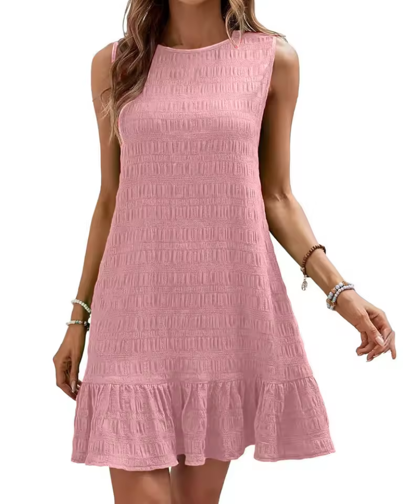 Luciana - Robe courte texturée