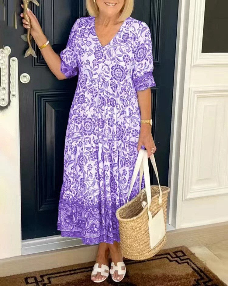 Camilla - Vestido maxi relajado de verano