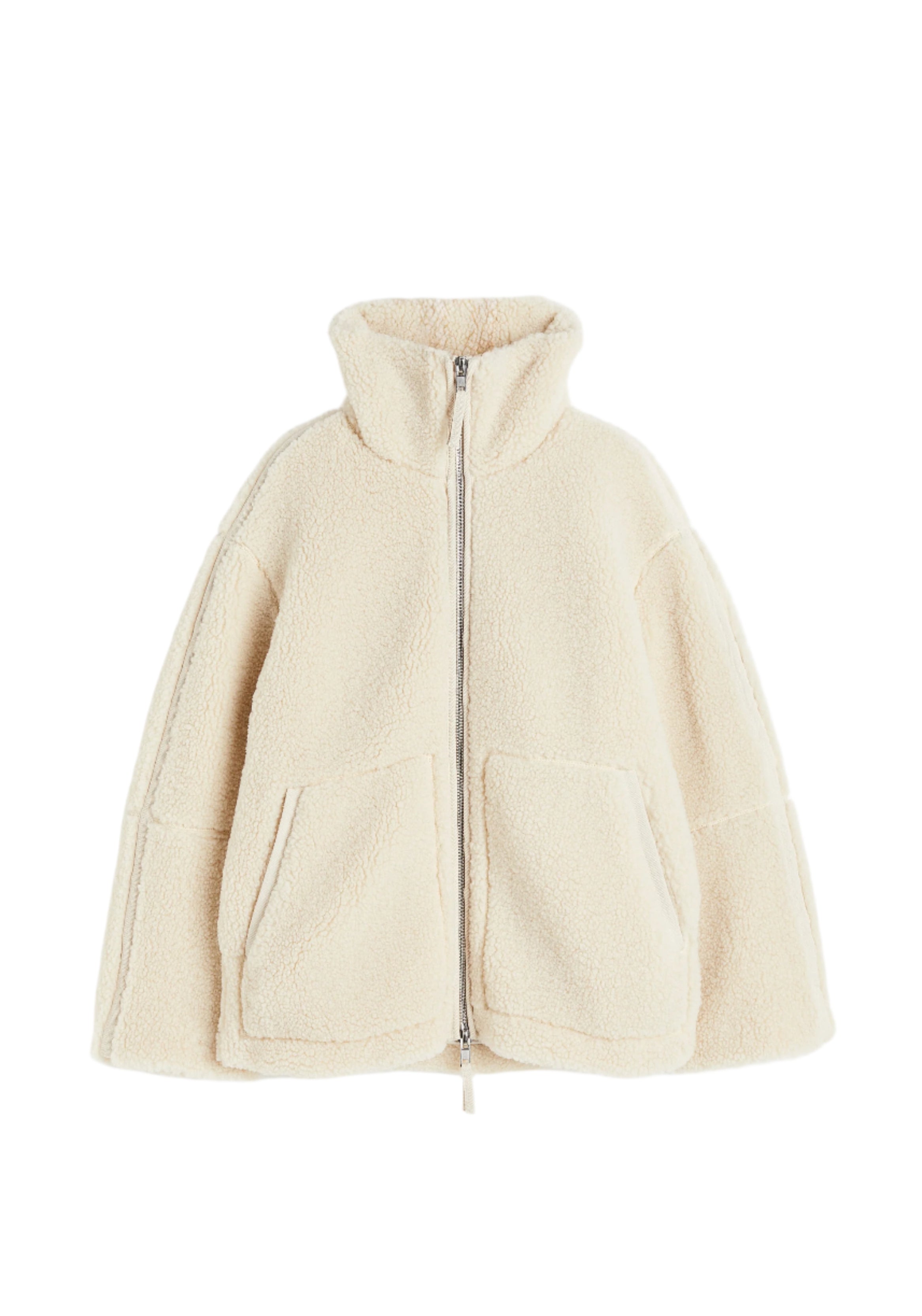 Daphne - Giacca Oversize in Sherpa Fleece Ultra Morbida e alla Moda per il Freddo