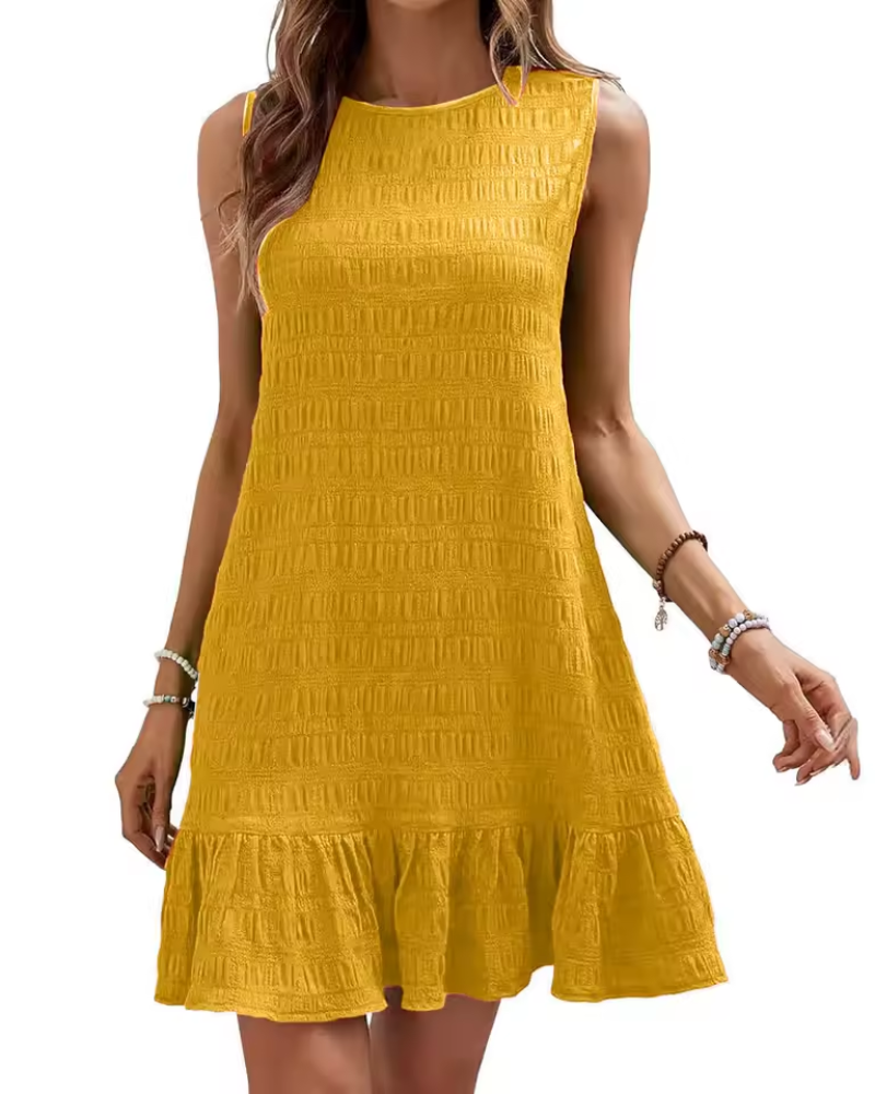 Luciana - Robe courte texturée