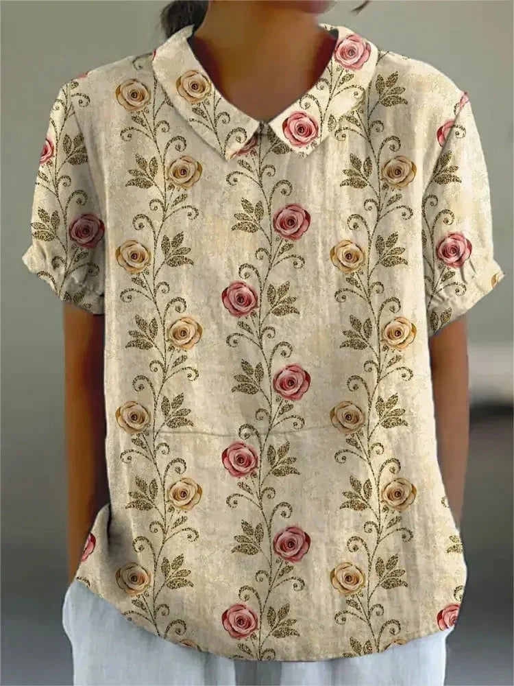 Kenna - Camisa casual con cuello