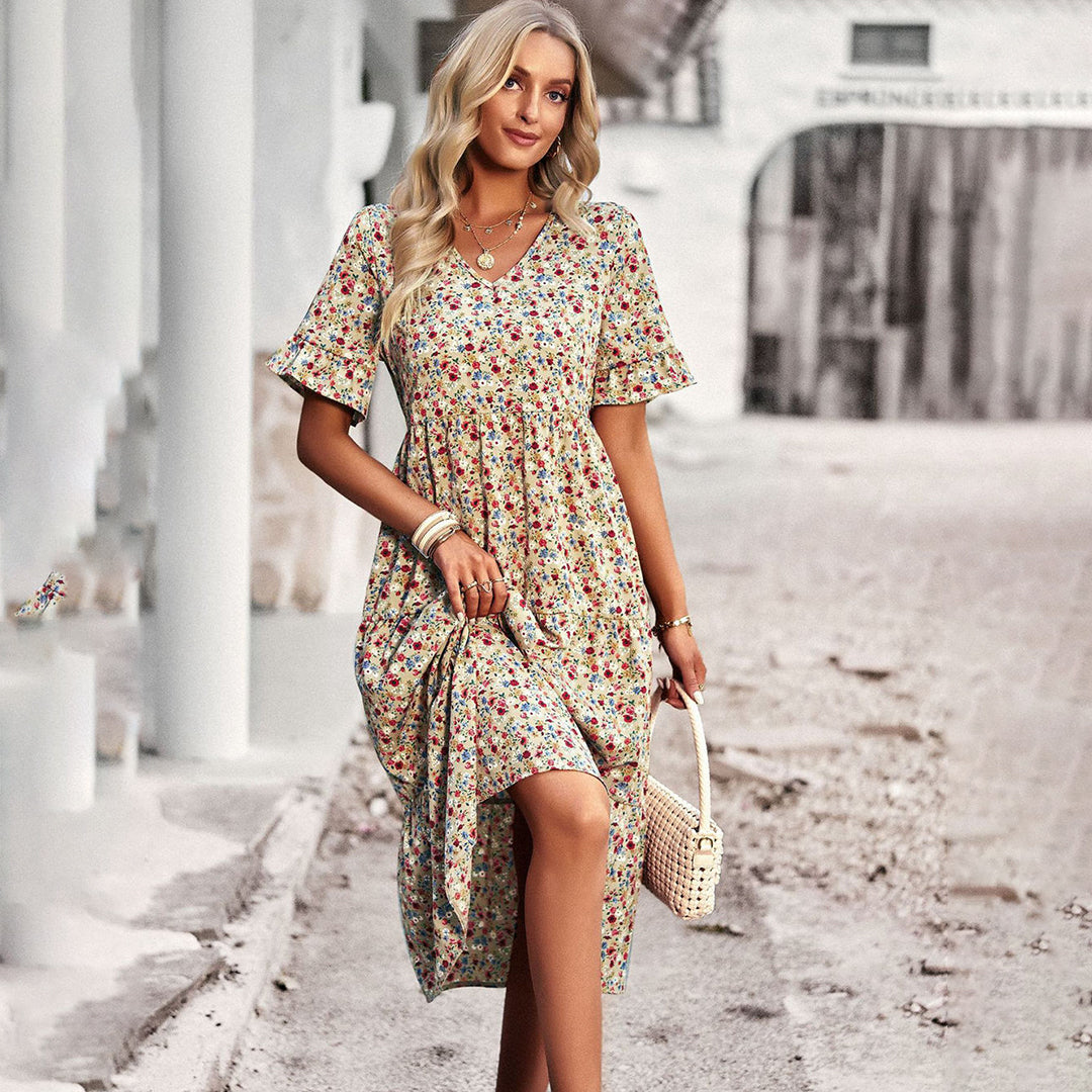 Magnolia - Abito Midi Floreale Boho