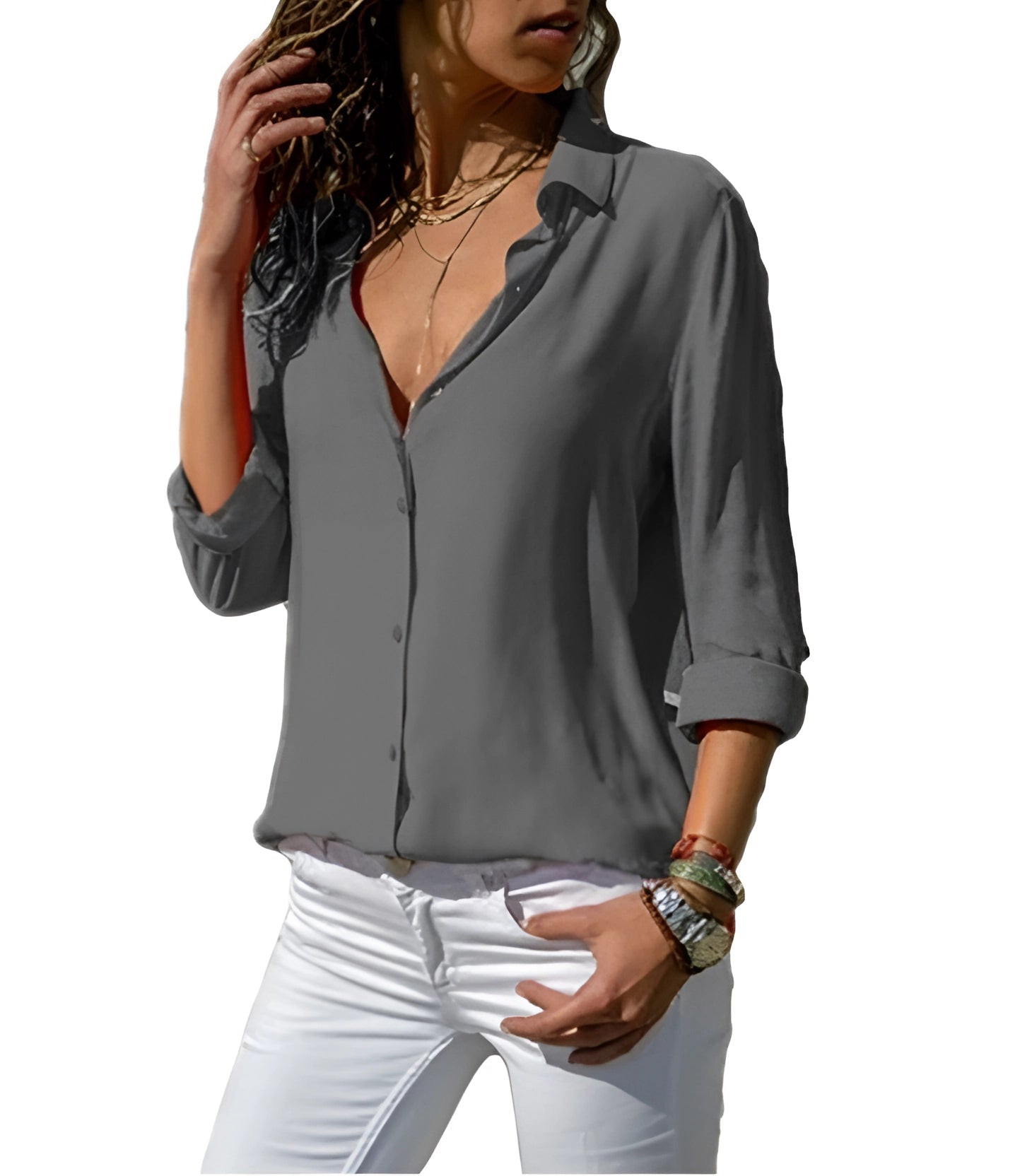 Amelie - Blusa con scollo a V