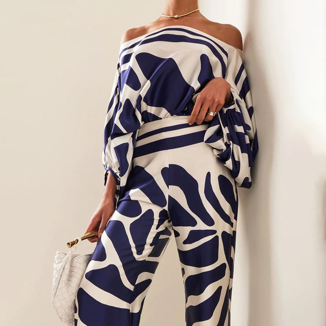 Daphne - Conjunto de verano chic de dos piezas