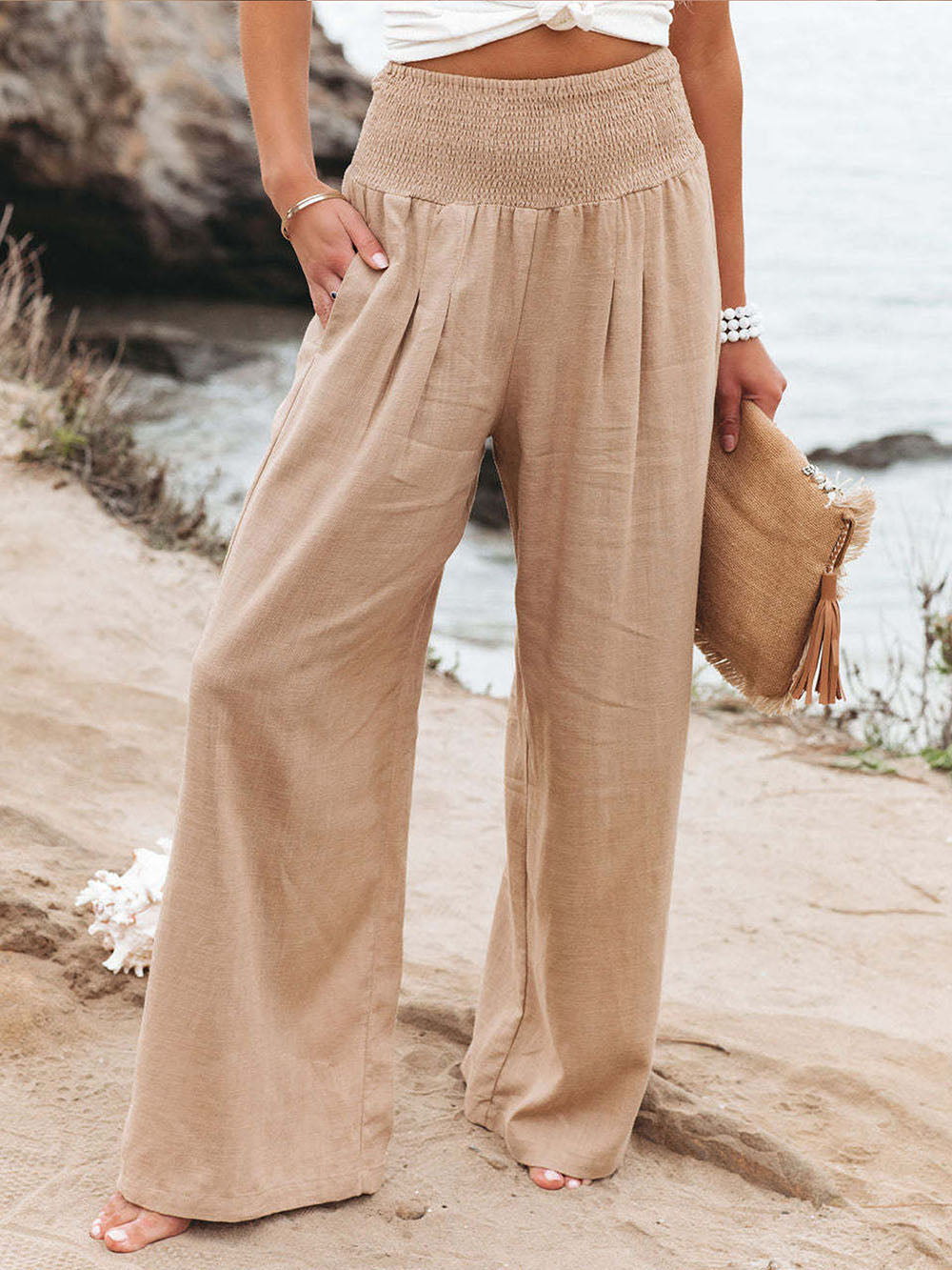 Valentina - Pantaloni Estivi Casual a Vestibilità Comoda