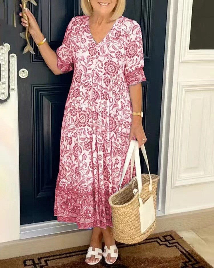 Camilla - Abito Maxi Estivo Svasato
