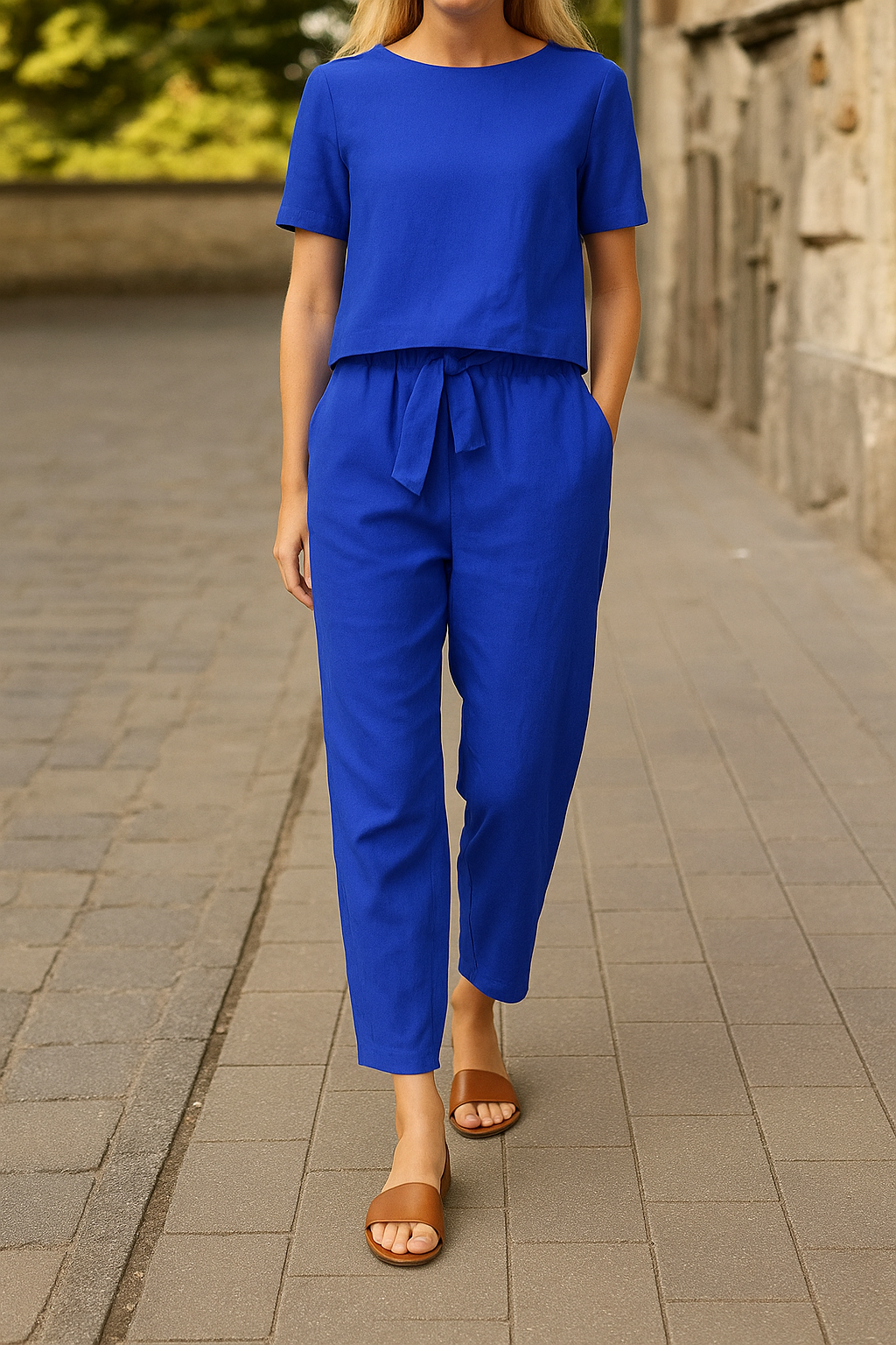 Ina - Ensemble en lin doux pour femme